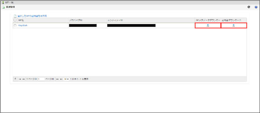 IdP一覧