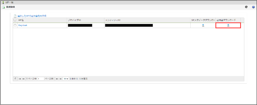 IdP一覧